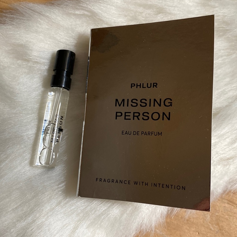 PHLUR Missing Person Eau de Parfum Sample Spray 2 mL / 0.06 oz new
